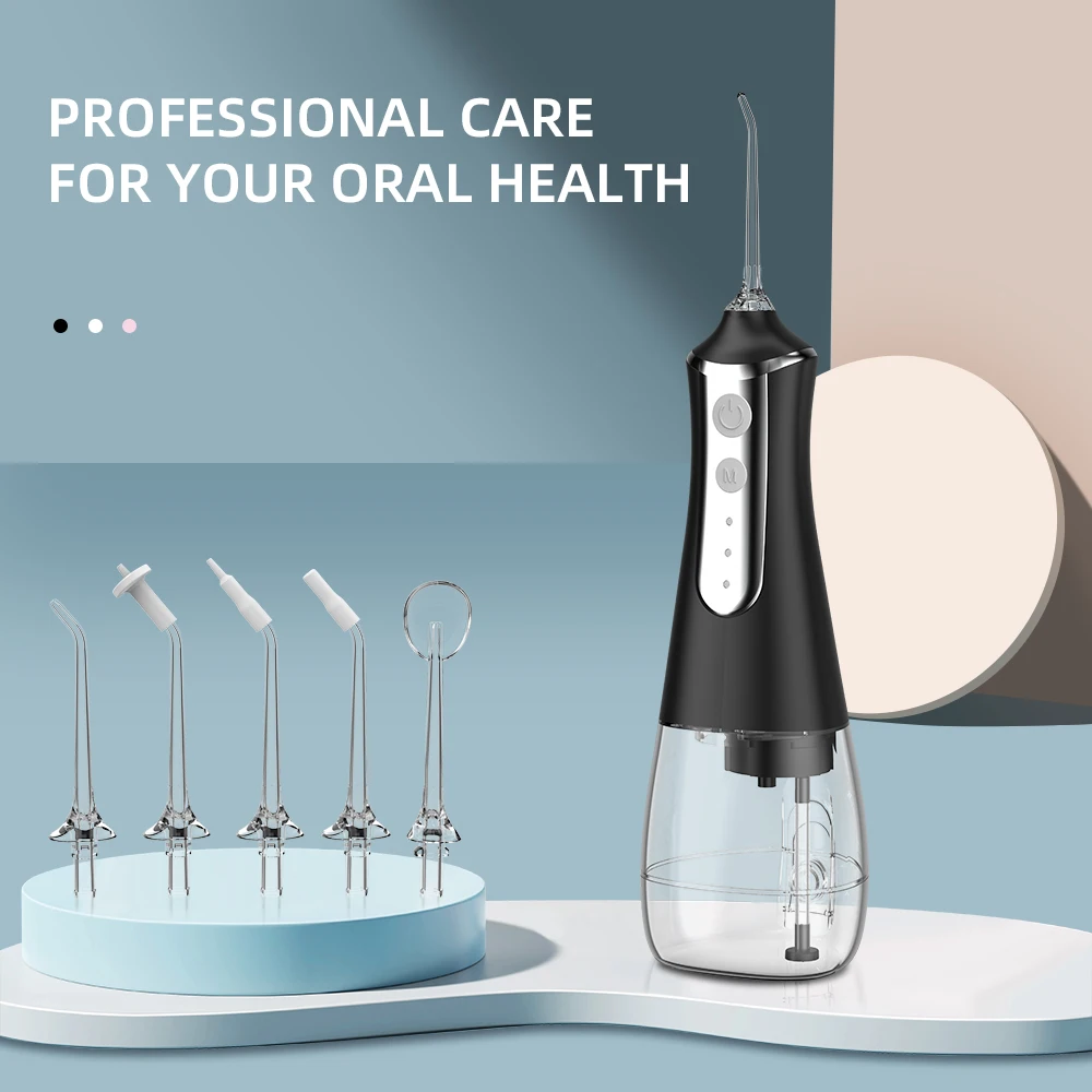 

Water Flosser Teeth Picks, Cordless Portable Oral Irrigator, Powerful and Rechargeable Water Flosser for Teeth, Brace Care
