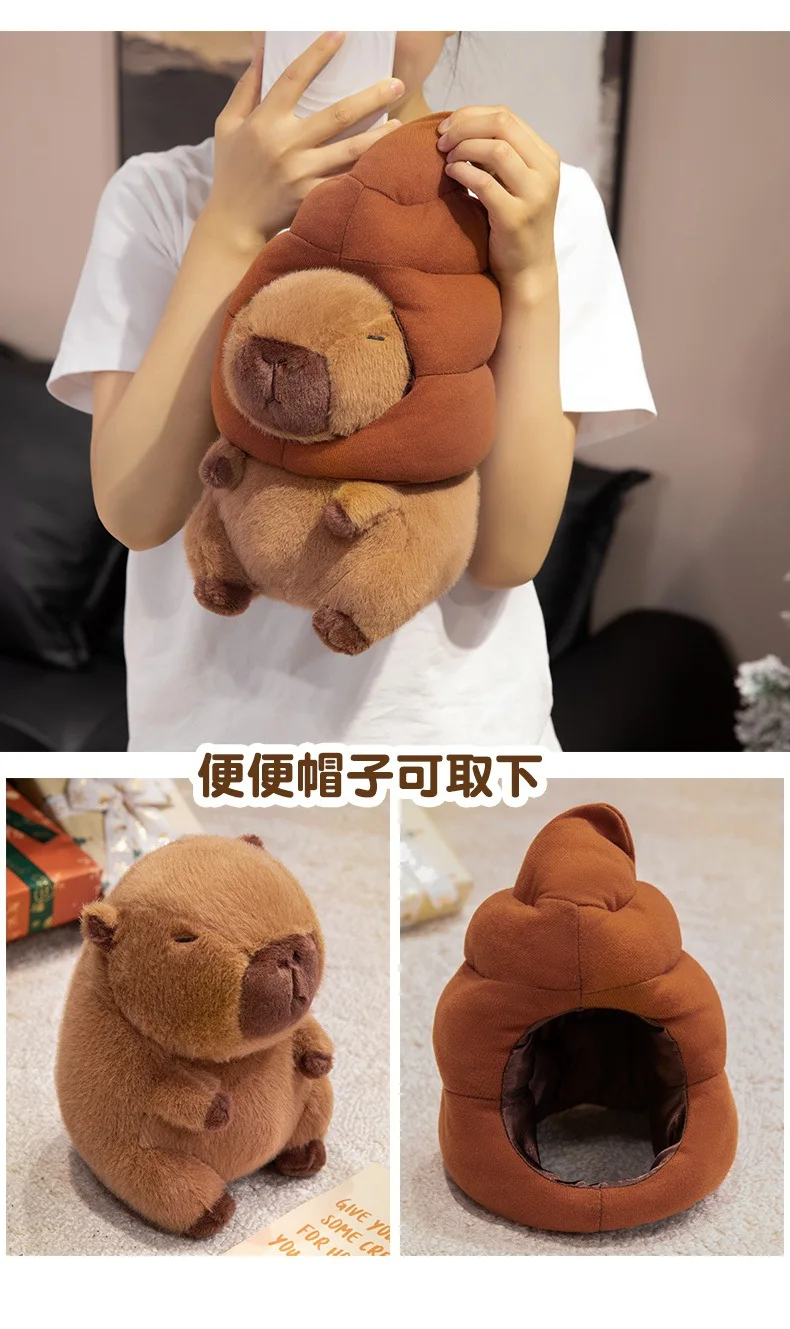 Capibara Pop Knuffels Knuffel Kussens Kantoor Bank Kamer Auto Decoratie Speelgoed Pop Desktop Knuffel Knuffel Souvenir Geschenken