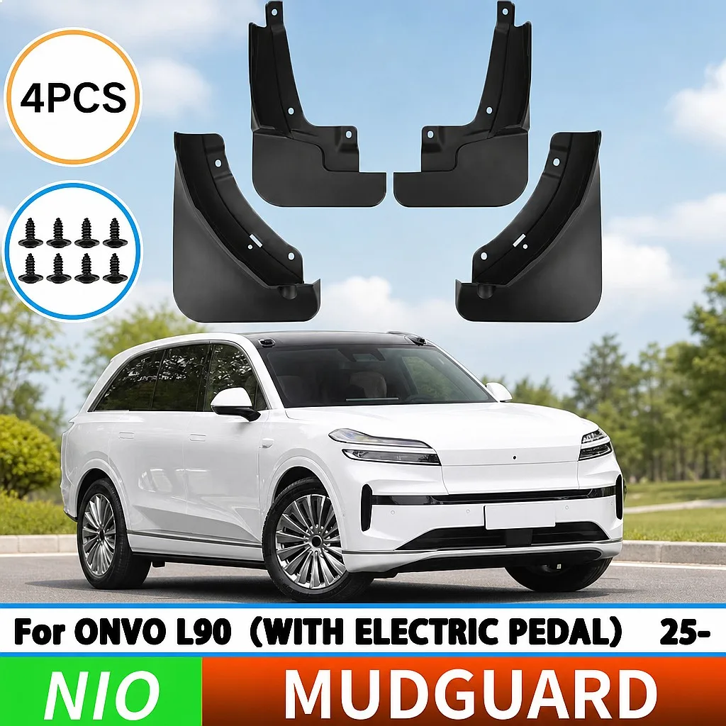 

For NIO L90 2025 Electric Pedals Mudguards Splash Guards Car Tire Fender Accessories