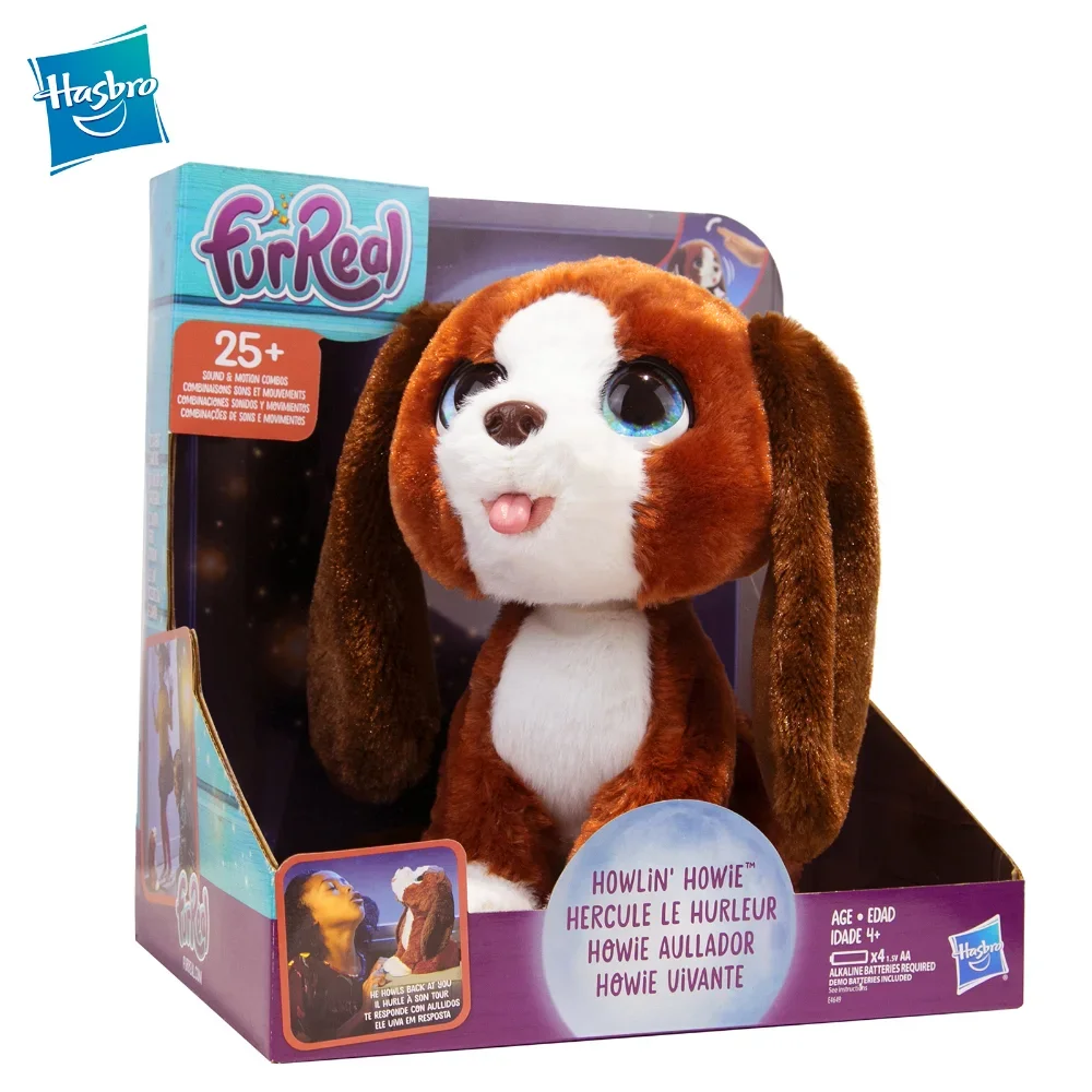 Hasbro FurReal Howlin’ Howie Interactive Plush Pet Toy 25+ Sound Motion Combinations for Kids Chidren\'s Birthday Gift