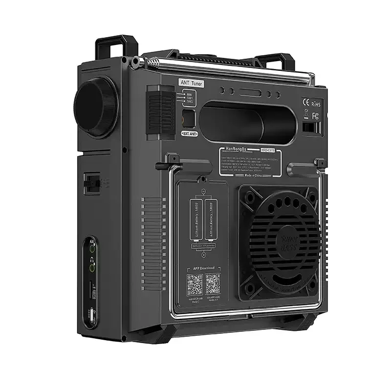 C919 Wideband All Band Radio Receiver Bluetooth TF Card AUX-in Playback Voice Recording Multifunctional Portable Radio With Mobi