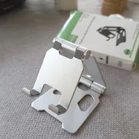 Mobile Phone Stand Desktop Lazy Bedside Universal Support Stand for Cell Phone Foldable Multi-Function Metal Phone Holder