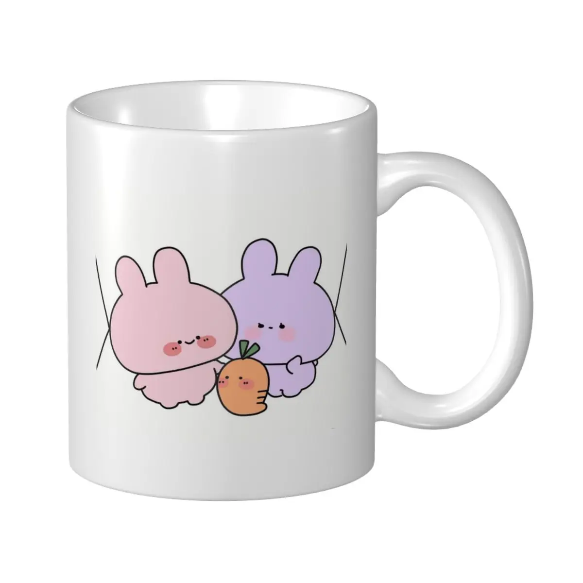 Asamimichaan Cute Asamimi Ceramics Coffee Mugs Tea Cup Milk Cups Gifts Drinkware Coffeeware