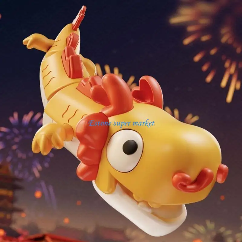 090B Đồ chơi rồng xoay vận hành bằng tay đầy màu sắc Kích thích các giác quan của bạn