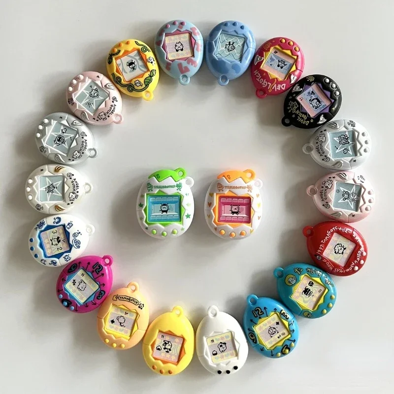 Gashapon Capsule Toy Tamagotchi Electronic Pets 90's Nostalgic Game Console Model Toy Pendant Keychain Collection Children Gifts