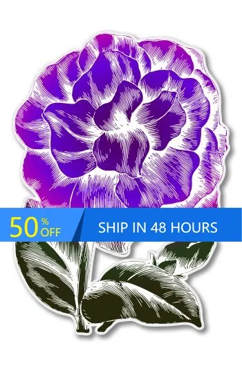 

Petunia Phone Cute Bumper Window Laptop Motor Home Waterproof Vinyl Decal Gift Unique Funny Trendy Retro