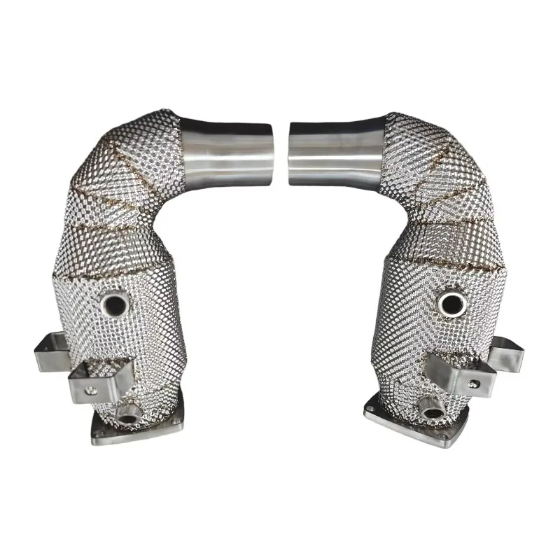 Heatshield Racing Downpipe for Porsche 991.2–Enhances Throttle Response, Durable Build, Plug-and-Play Fitment & Heat Protection