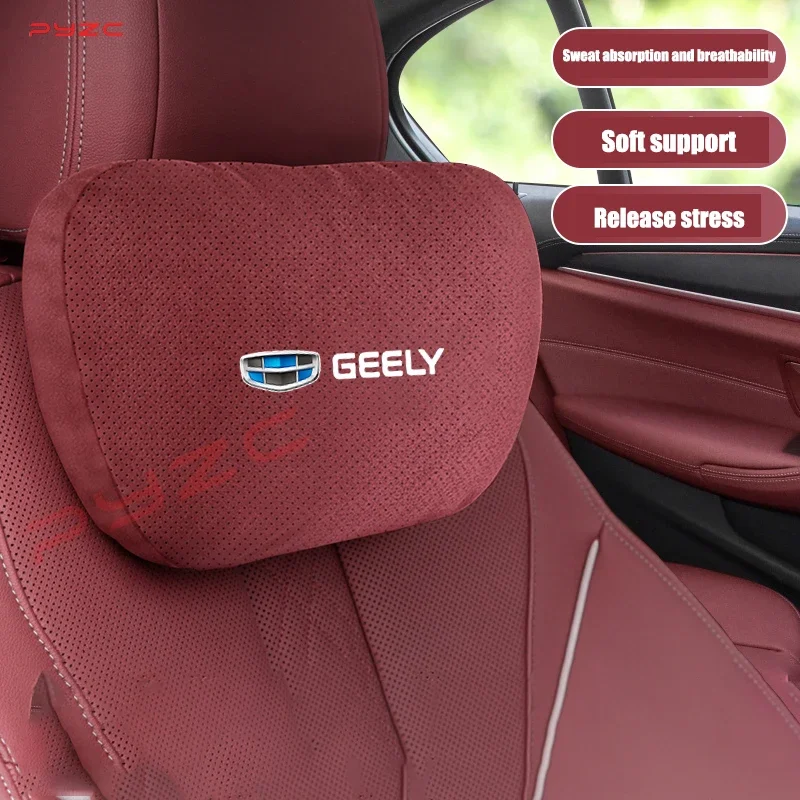 Для GEELY GC6 GC9 EMGRAND EC7 EC8 CK ATLAS CK2 CK3 Автомобильный подголовник, поддержка шеи, сиденье, мягкая подушка для шеи, дышащие автомобильные аксессуары