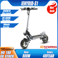 IENYRID S1 E-Scooter 800 W Motor 48 V 15 AH Automatic Cruise Control System E-Skateboard 10-inch Tire with Turn Signal E-Scooter
