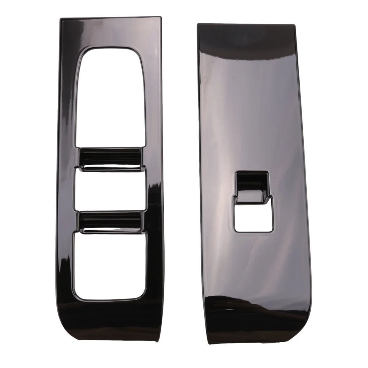 For Toyota Alphard 40 Series 2023+ Bright Black Door Armest Window Lift Switch Cover Glass Control Cover RHD