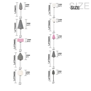 Luftstabmühle Luft pneumatisch, gerade Gravurmaschine, Reifenreparatur, Schneiden, Rotationswerkzeug, 1/4 12 Hauptverkaufsreifen - №2