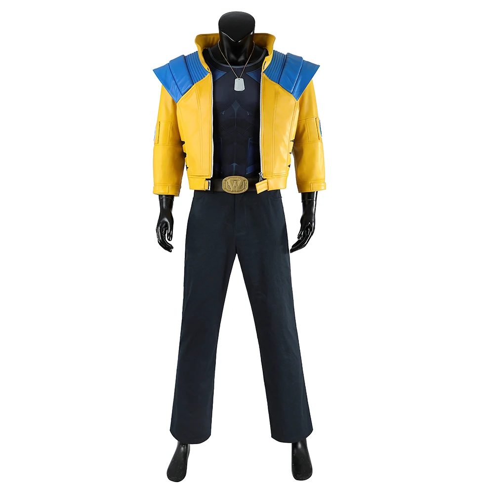 

Rivals Wolverine Cosplay Costume Men Jacket Pant Superhero Rival Costume Logan Coat Outfit Male Halloween Clothes Party Full Set