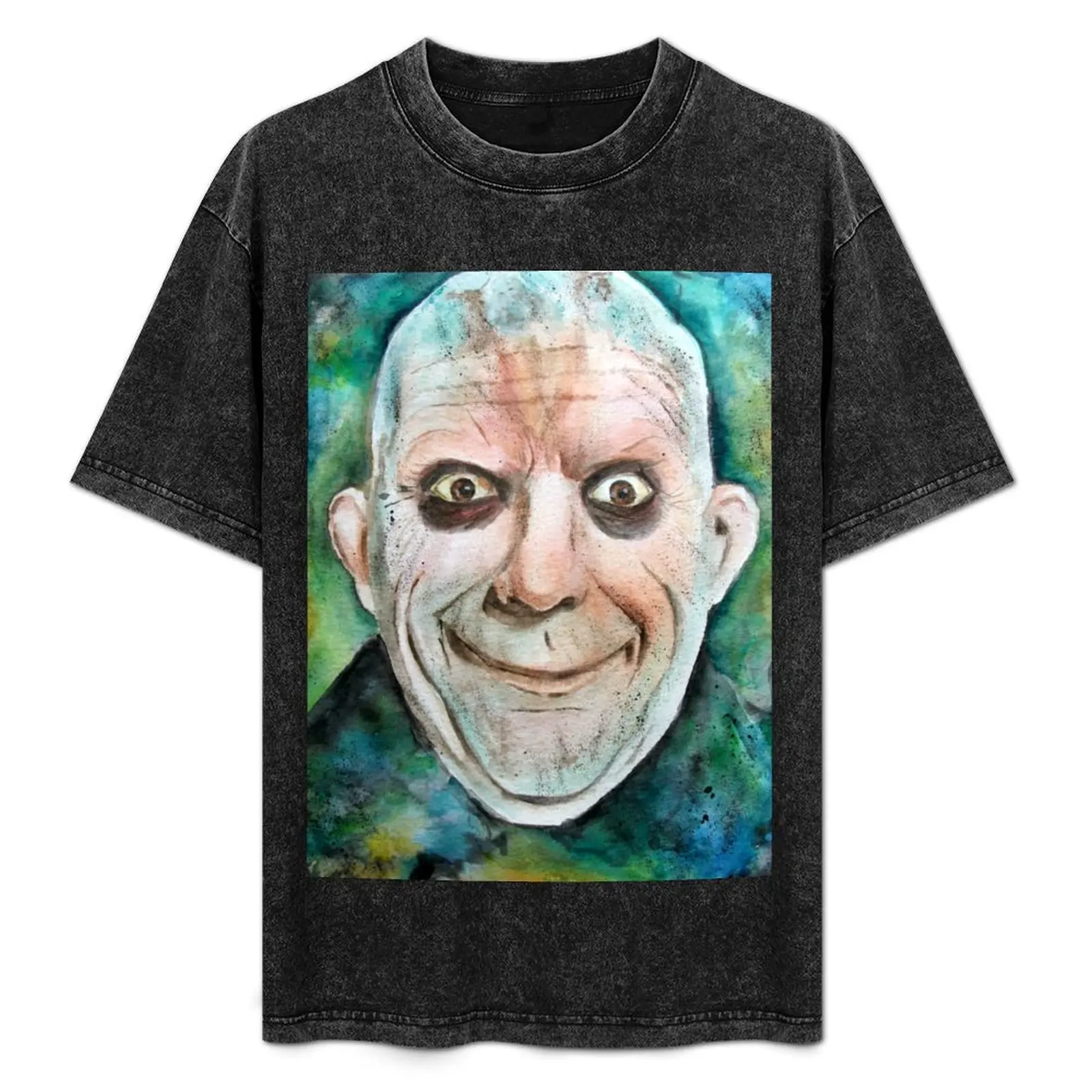 

Uncle Fester Addams Family T-Shirt Plus Size Basic Short Sleeve Top