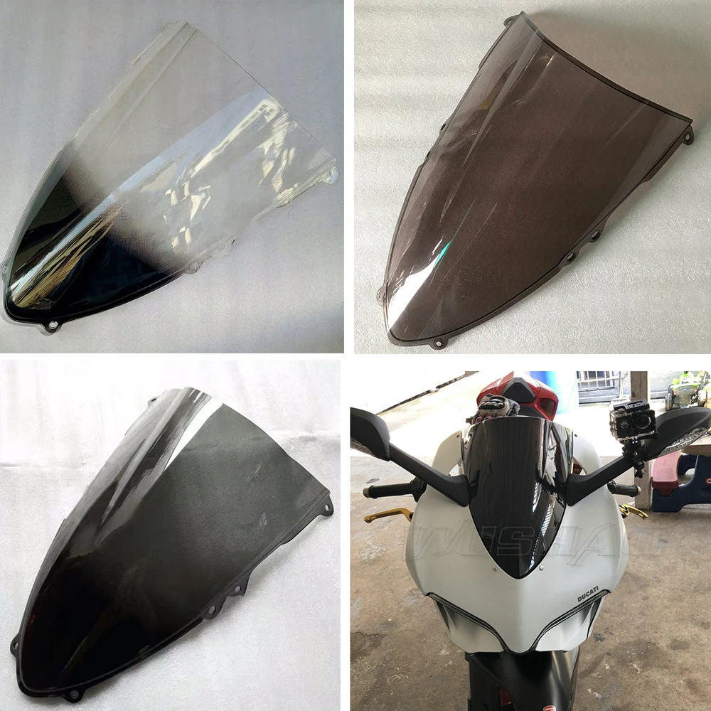 Windschutz scheibe Windschutz scheibe für 2014-2013 2011 1199 ducati panigale s 1199r Frontwinde Deflektor Doppel blase