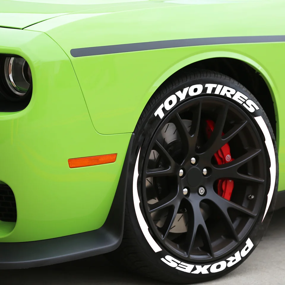 Permanent Tire Lettering Sticker TOYO Universal For Car Vehicle 14\