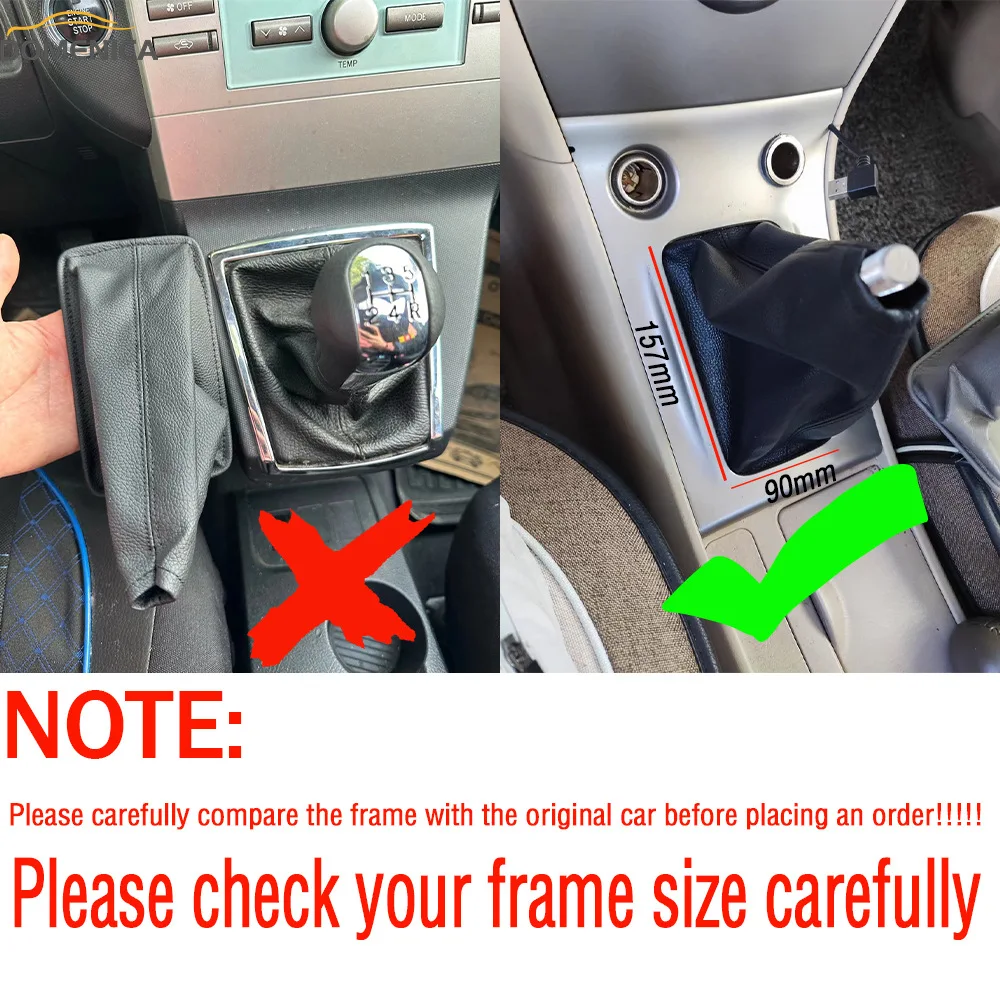 Suitable for replacing Toyota Corolla dustproof leather cover and gear lever, PU leather cover replacement, specifically for To