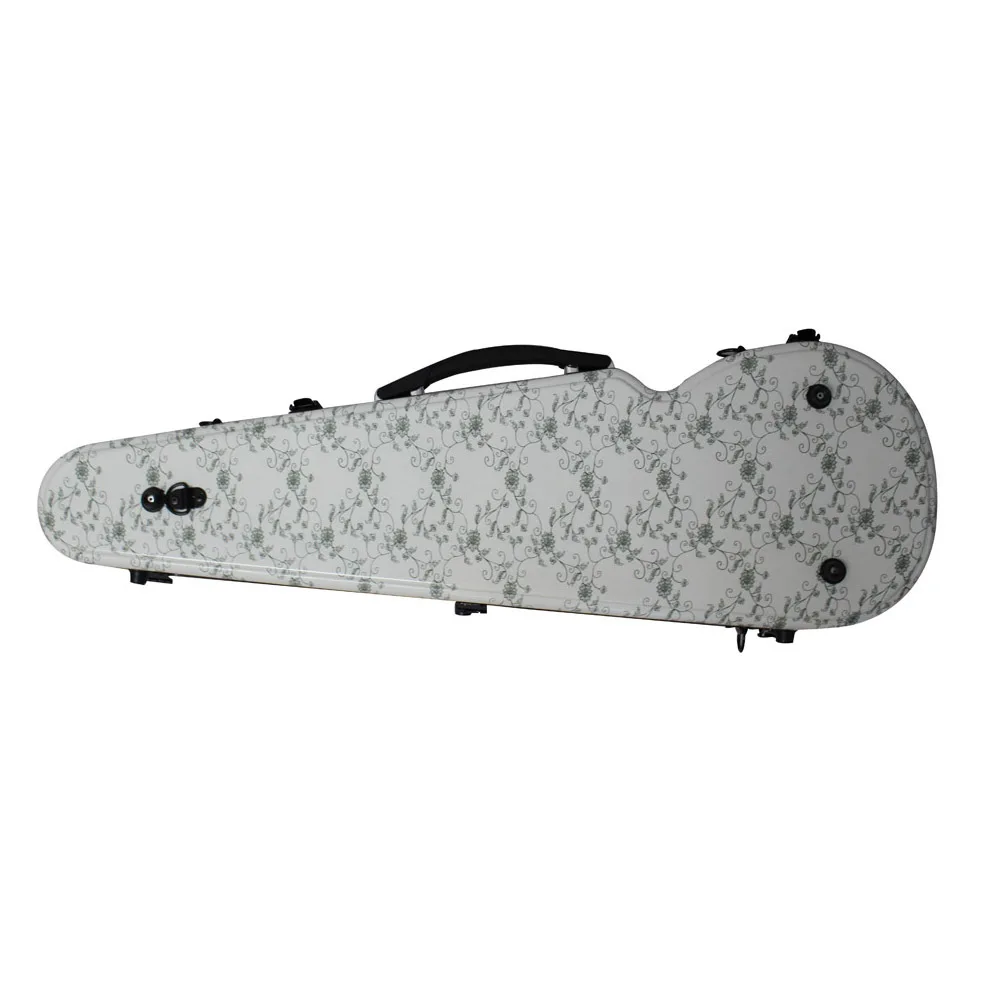 Decal fiberglass violin case, factory direct sales, foreign trade export