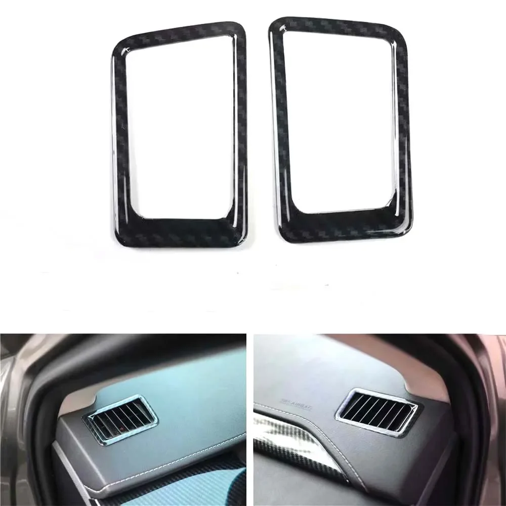 

2Pcs/set Car Dashboard Air Vent Frame Trim Stickers For Lexus NX 2015-2019 ABS Car Styling