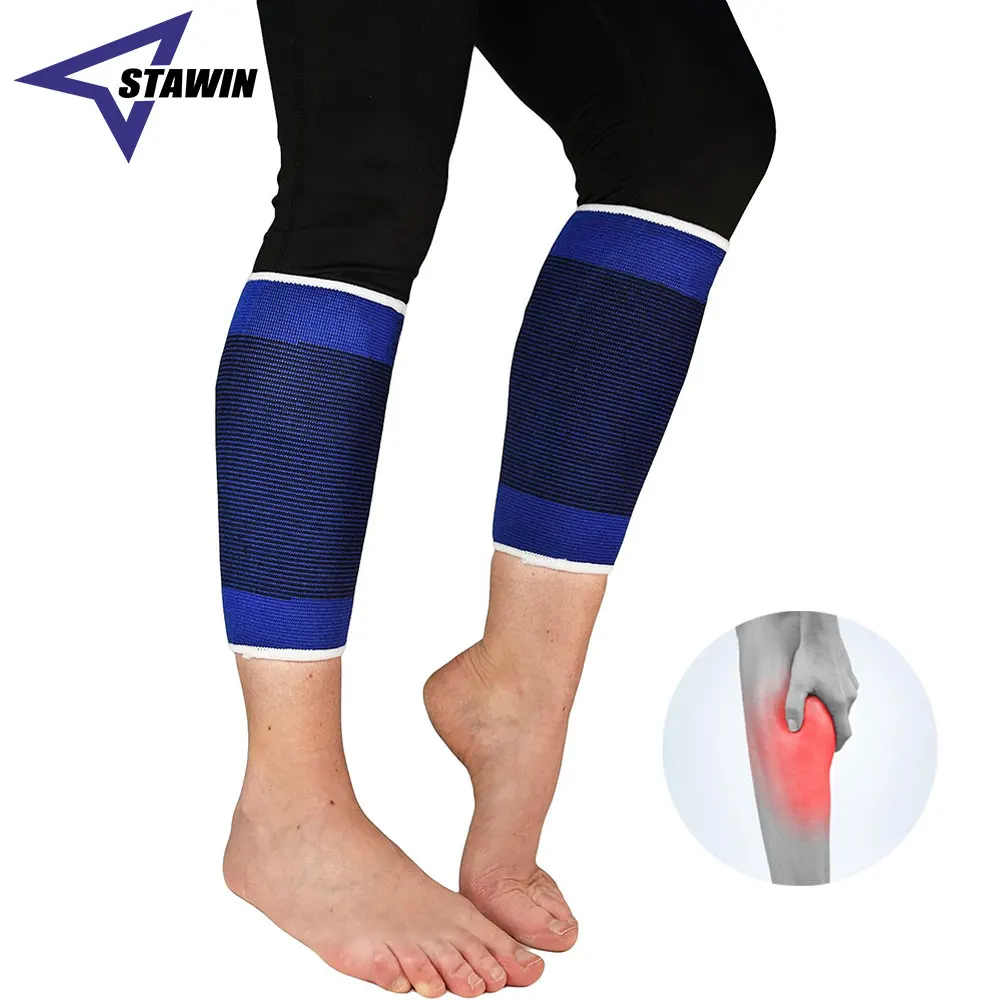 1 Pair Sports Calf Compression Sleeves for Men and Women - Calf Support Leg Compression Socks for Shin Splint & Calf Pain Relief