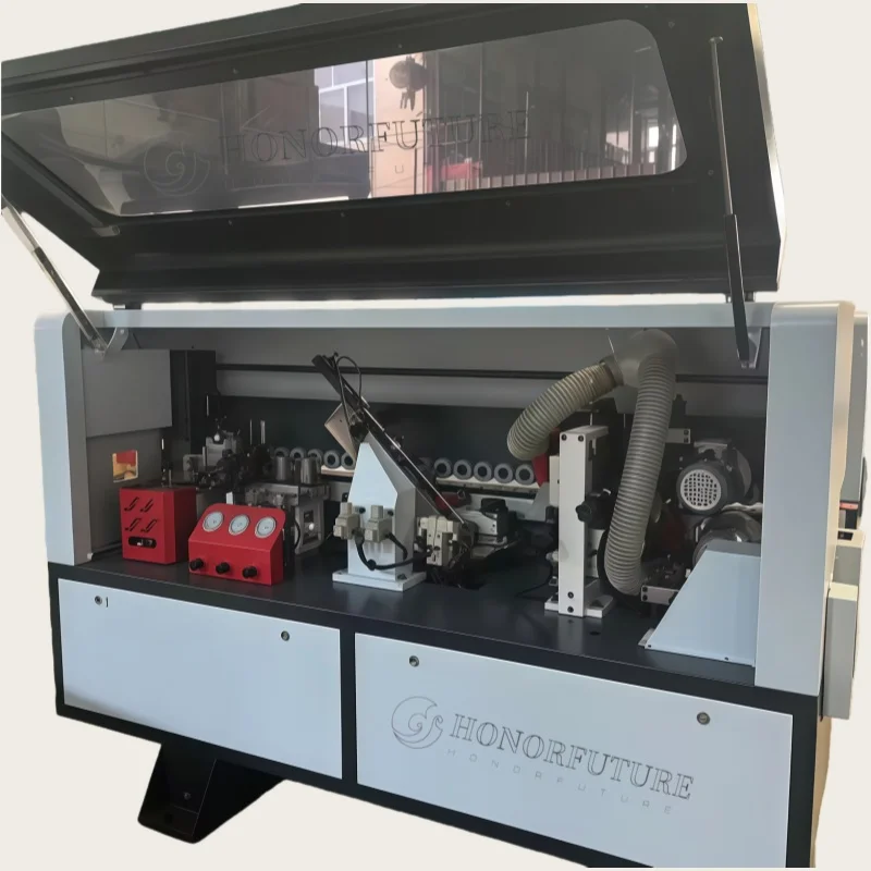 Professional Edge Banding Machine Auto Bevel Curve Sealing Gluing Bonding Wood Tools Full Automatic CNC PVC MDF High Quality