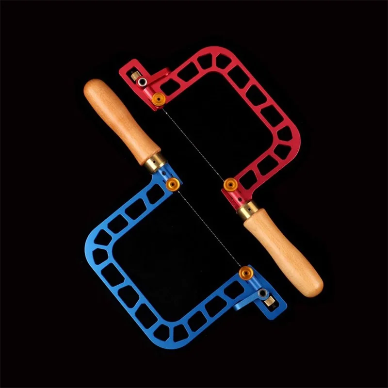 

CLEARANCE SALE-3"/4" Bow Shaped Fret Saw Woodworking Copying Saw Frame With One Wire Saw Blade Portable Hand Tool For Woodworker