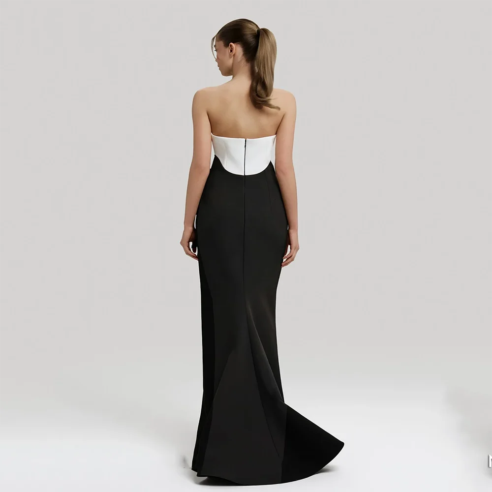 Vestidos de noche elegantes, escote en forma de corazón, sin mangas, flores, vestidos de noche rectos, hasta el suelo, vestidos de graduación, vestido personalizado