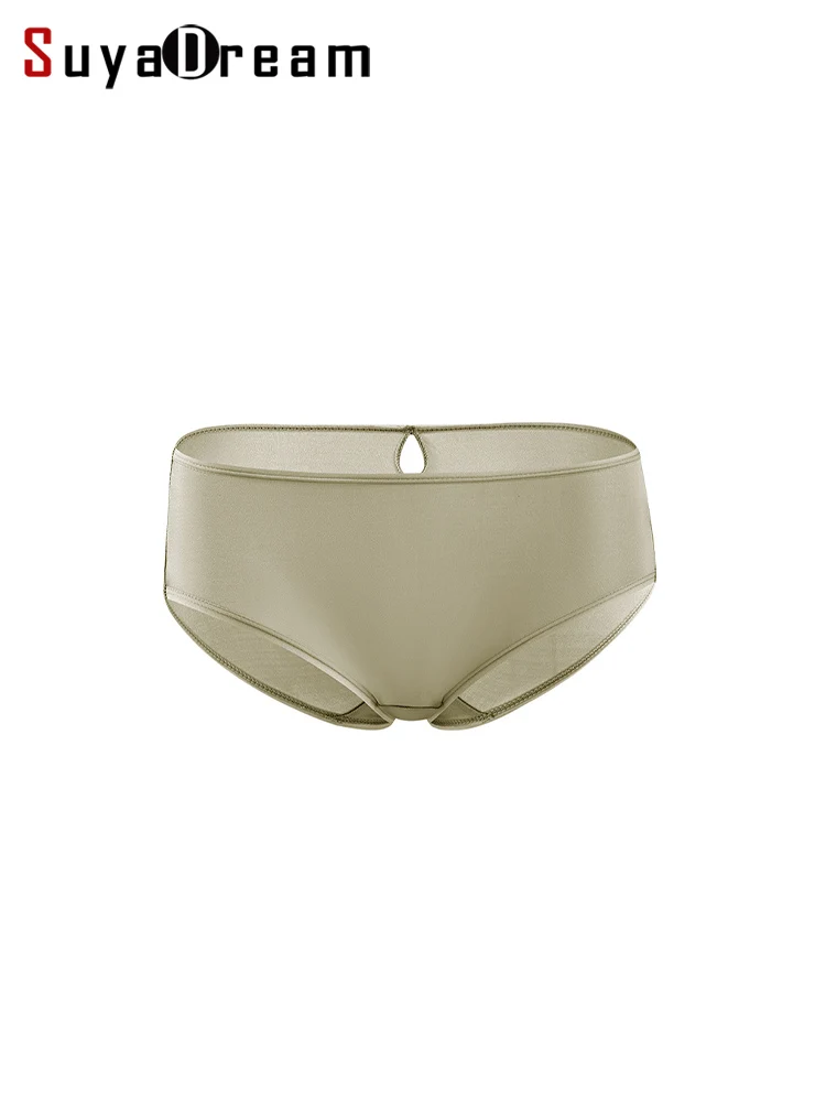 SuyaDream, 2pcs/lot Women Panties, 100%Natural Silk, Breachable, Mid Rise Underwear, 2026 New Everyday wear briefs, Intimates