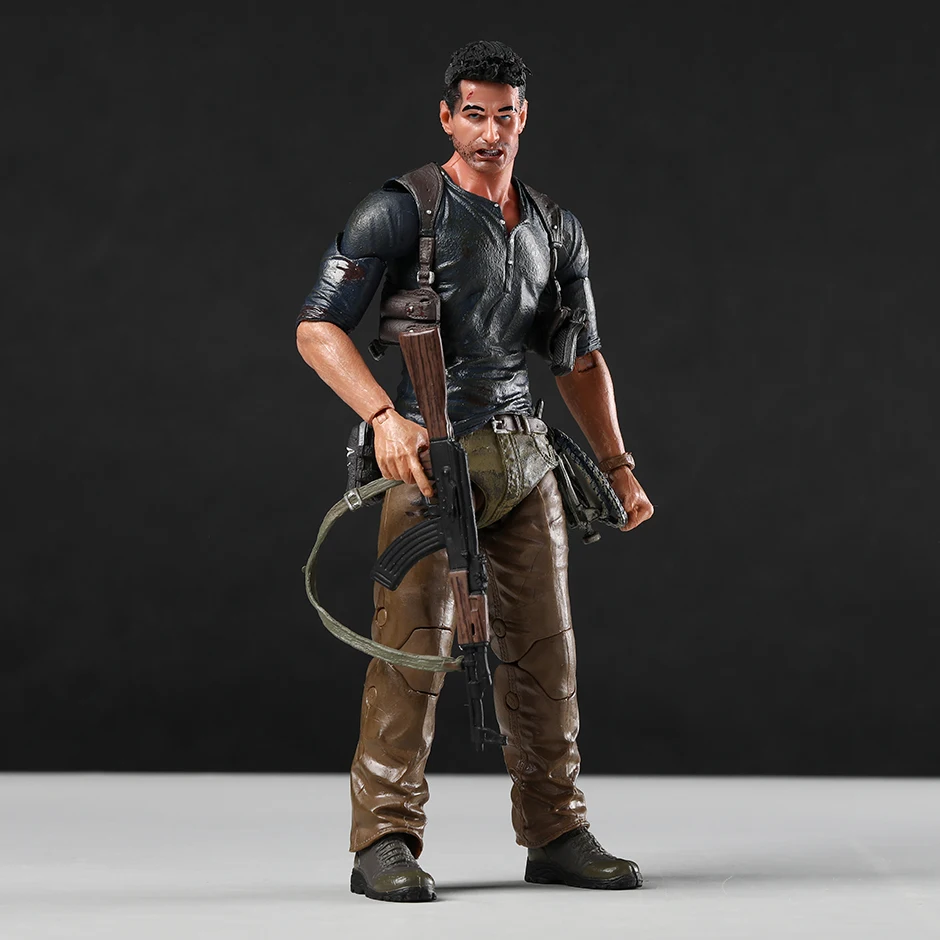 NECA Uncharted 4 A Thief's End Ultimate Nathan Drake Action Figure Figurine Collection Model Toy