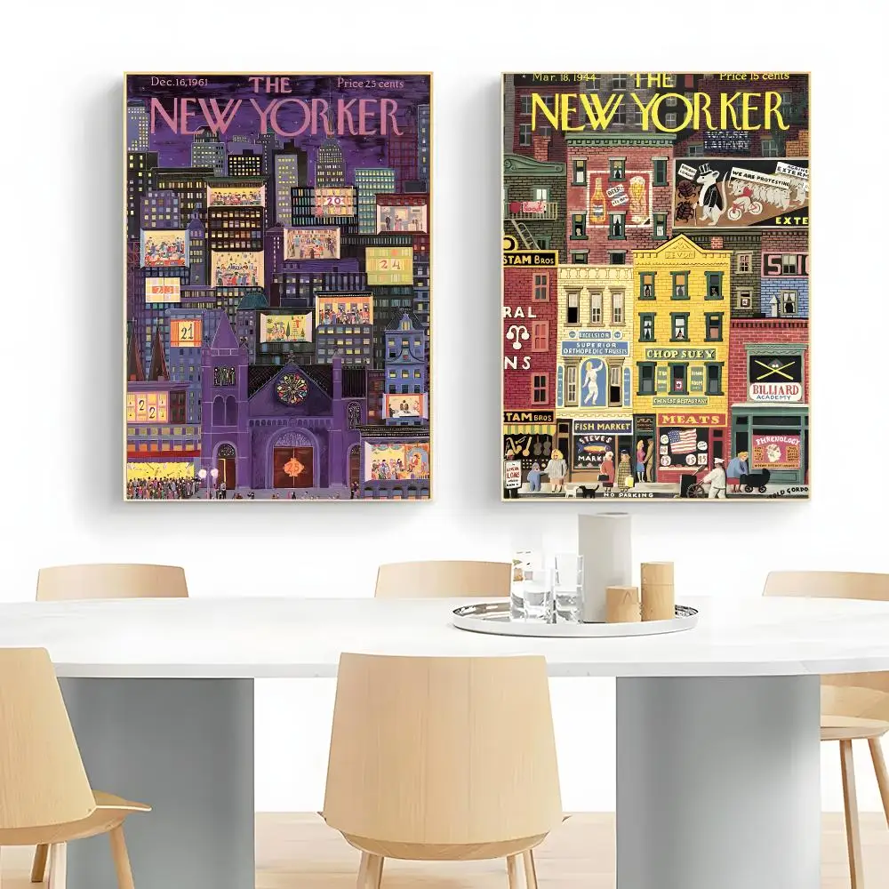 magazine publication T‑The New Yorker magazine Poster Wall Art Print Decorative Mural Home Decor Gift Unframed