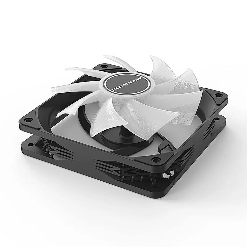 TEUCER AF-10 PC Case Fan 120mm 5V ARGB Cyclic Mirror Light Effect For Desktop Computer Cooler 360mm Water Cooled Radiators Fan