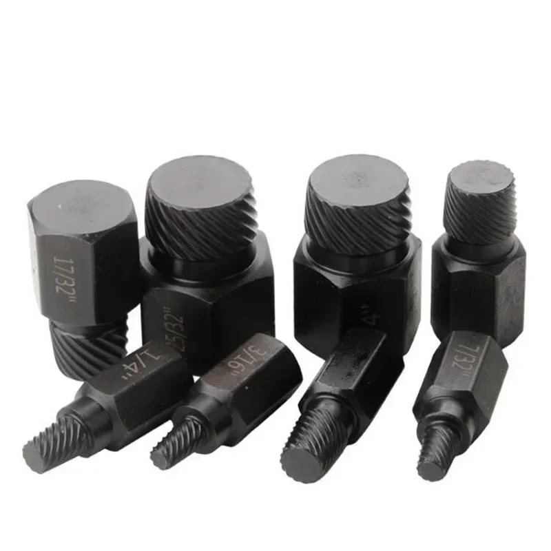 25pcs Professional Imperial Multi-Spline Broken Head Screw Extractor Multifunctional Destruction Sleeve Manual Tool Combination