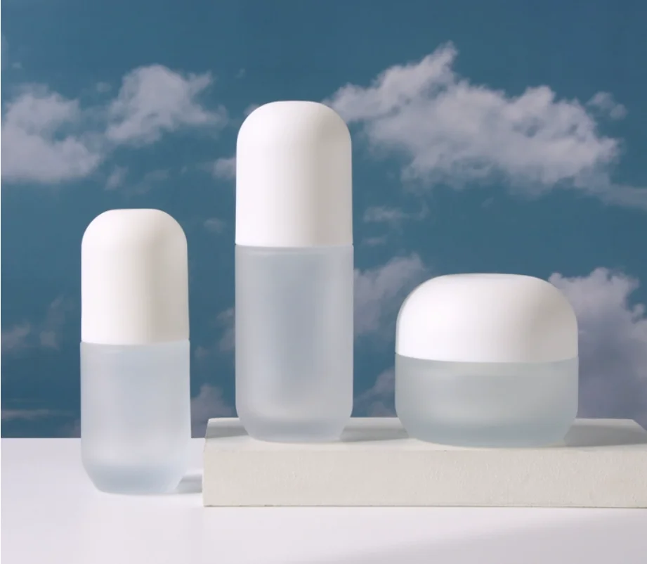 30 ml-120 ml Milchglasflasche Feuchtigkeit Essenz Serum/Lotion/Emulsion/Grundierung/Toner Toilette Wasser Haut Carecosmetic Verpackung