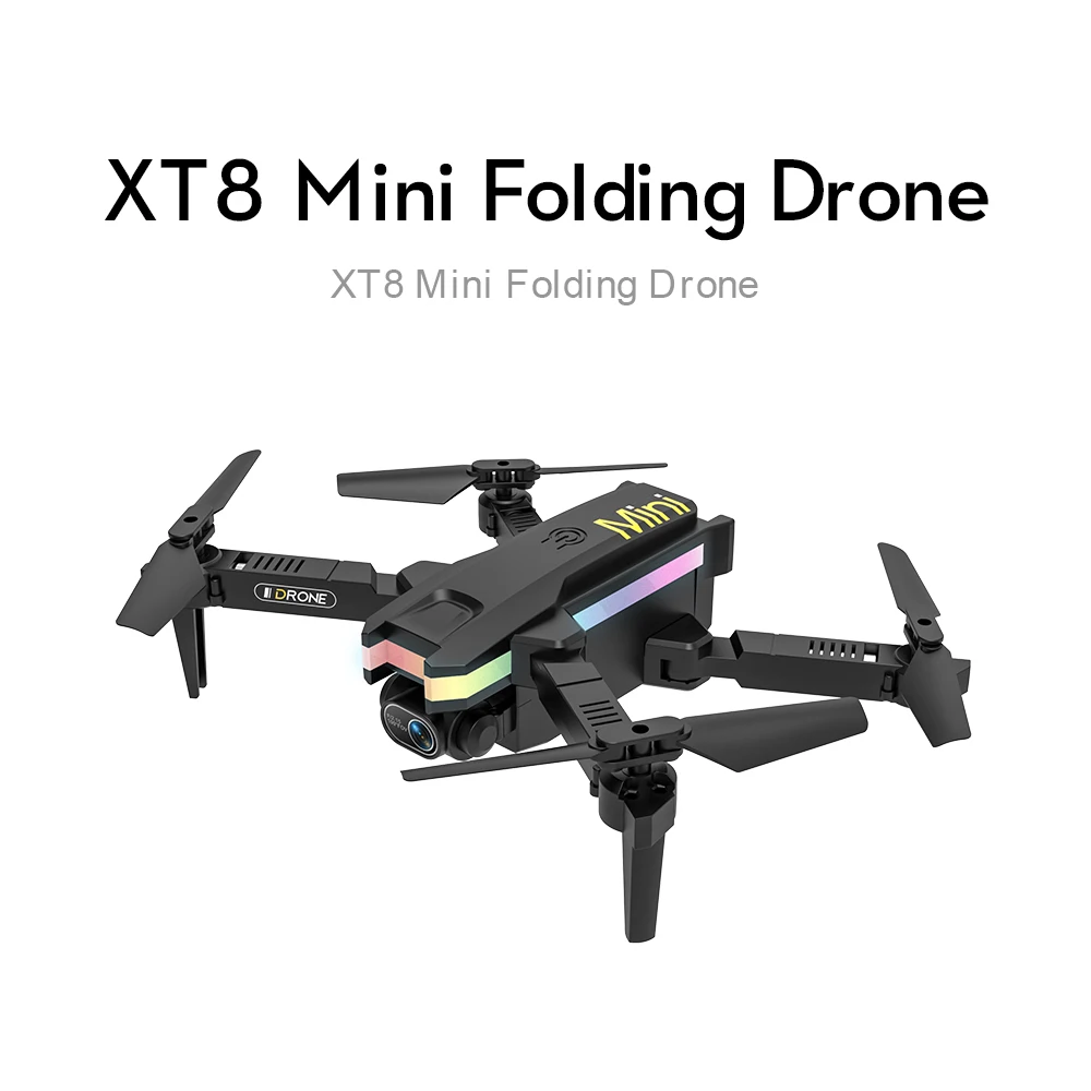 xt8-mini-folding-aerial-camera-drone-with-4k-camera-4-channel-6-axis-wifi-photography-drone-single-dual-lens