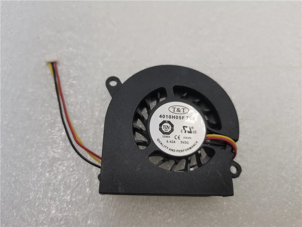 Original NEW CPU Cooling fan for T&T 4010H05F 768 DFB501005M 5V 0.42A 4CM 3PIN Video Card VGA Cooler notebook fan