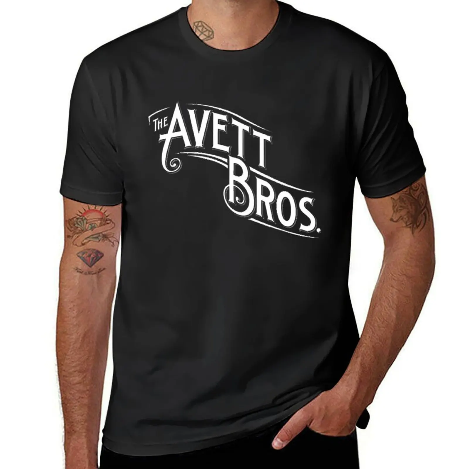 The Avett Brothers band art cover album T-Shirt customs design your own funnys Men's cotton t-shirt