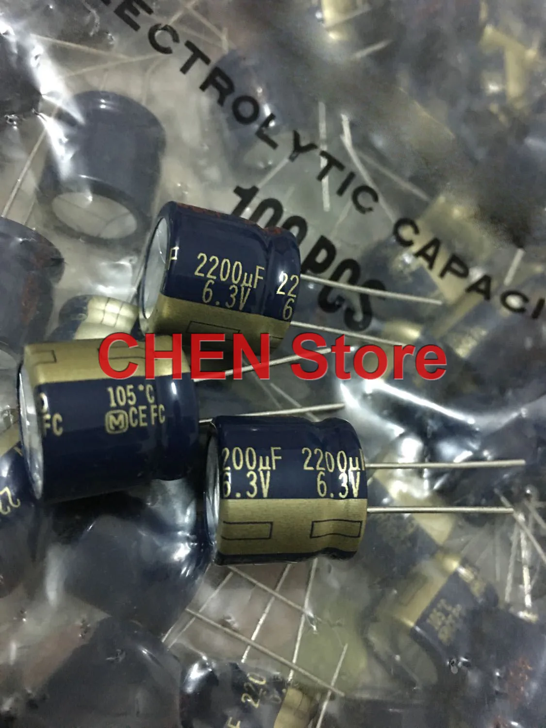 Imagem -05 - Matsushita fc 6.3v 100uf 1800uf 1500uf 2200uf 4700uf 27uf 390uf Capacitor Eletrolítico ce 6.3v100uf 6.3v1500uf 2200uf 6.3v 20 Peças