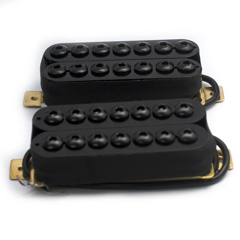 7 String Electric Guitar Humbucker Big Hex Adjustable Screw Dual Coil Pickup Coil Splitting Pickup N8.5K/B14K Output Guitar Part