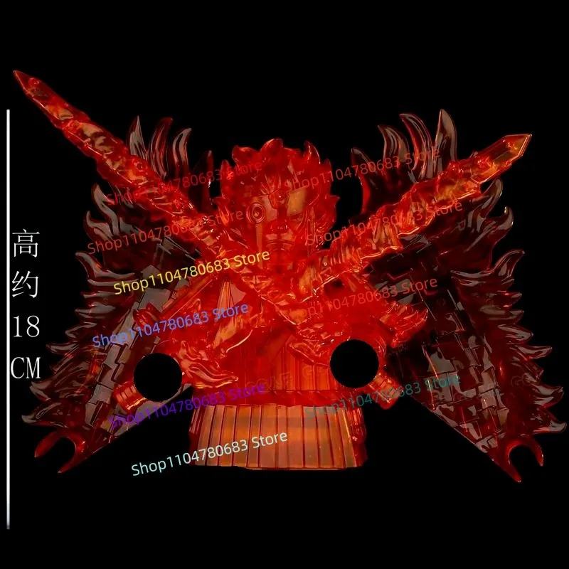 Naruto Building Blocks 18CM Super Large Uchiha Susanoo Naruto Sasuke Assembly Model Figurine Anime Cartoon Character Toy Gift