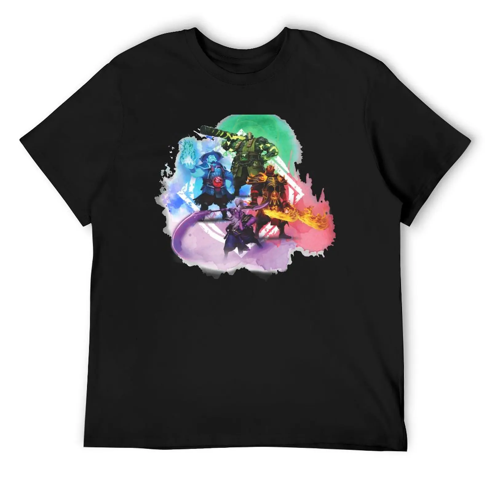 

The 4 Spirits Dota 2 T-Shirt T-shirts man custom shirt cute tops street wear big and tall t shirts for men
