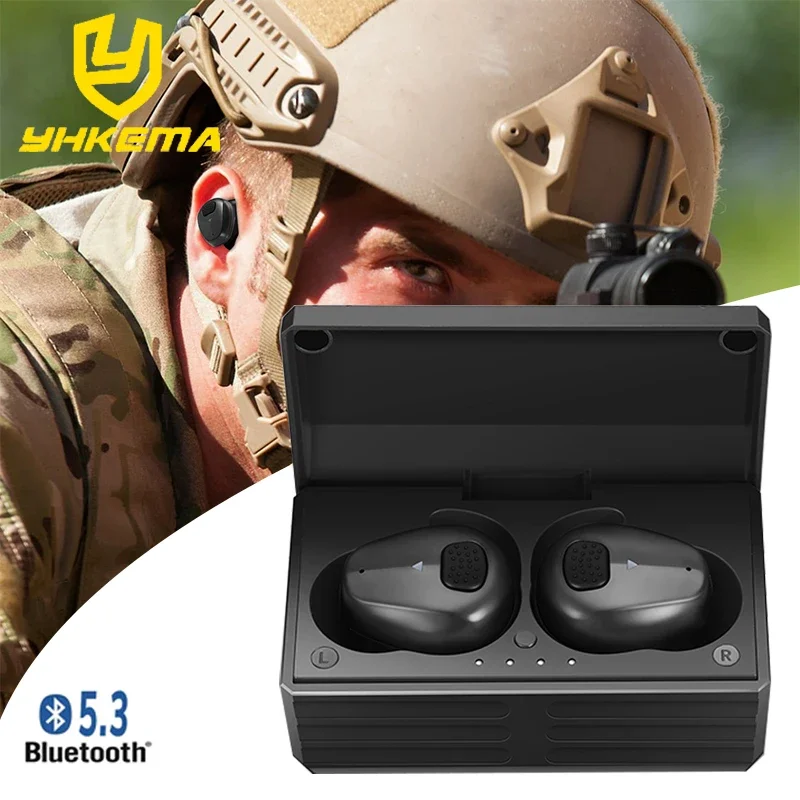 YHKEMA EB10 2024 New Electronic Shooting Ear Protection Bluetooth5.3 , Hearing Protection Ear Plugs for Shooting Range