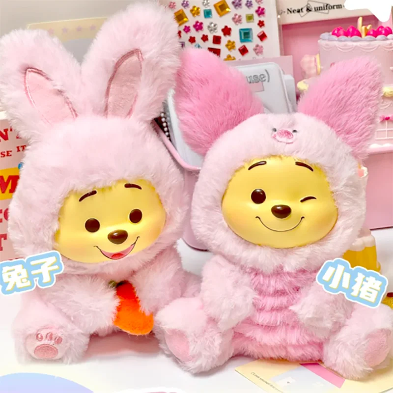 

2024 New Winnie Miniso Pooh Series Blind Box Naughty Party Kawaii Figure Model Suprise Box Desk Decor Christmas Gift Toys