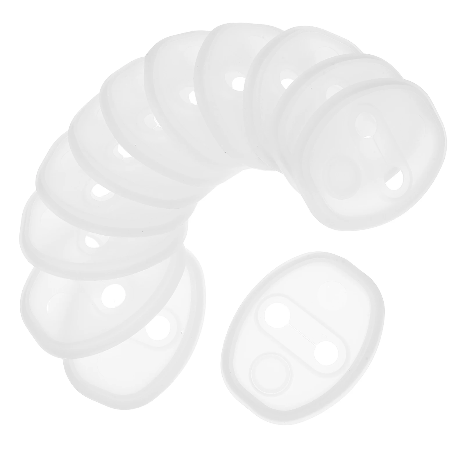 

12 Pcs Door Lock Protective Cover Cars Automotive Latch Guard Anti-vibration Mat