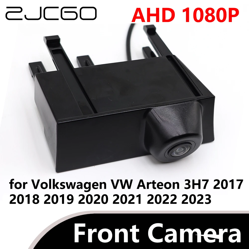 

ZJCGO AHD 1080P CVBS 480P 170° Car Parking LOGO Front View Camera for Volkswagen VW Arteon 3H7 2017 2018 2020 2021 2022 2023