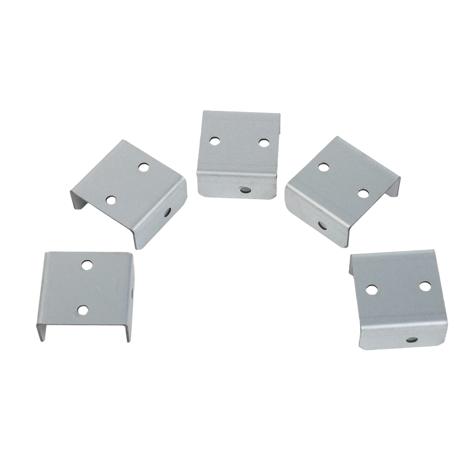 20 Pack Zinc Steel Clips for Fence Panels For Securely Attach to for timber Posts and Trellis up to 45mm Thickness