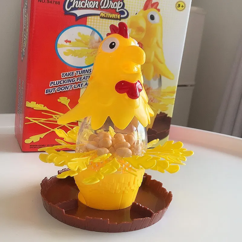 Chicken Drop Board Game Multiplayer Interactive Trick Toy Family Party Tabletop Puzzle Game For Adults Friends
