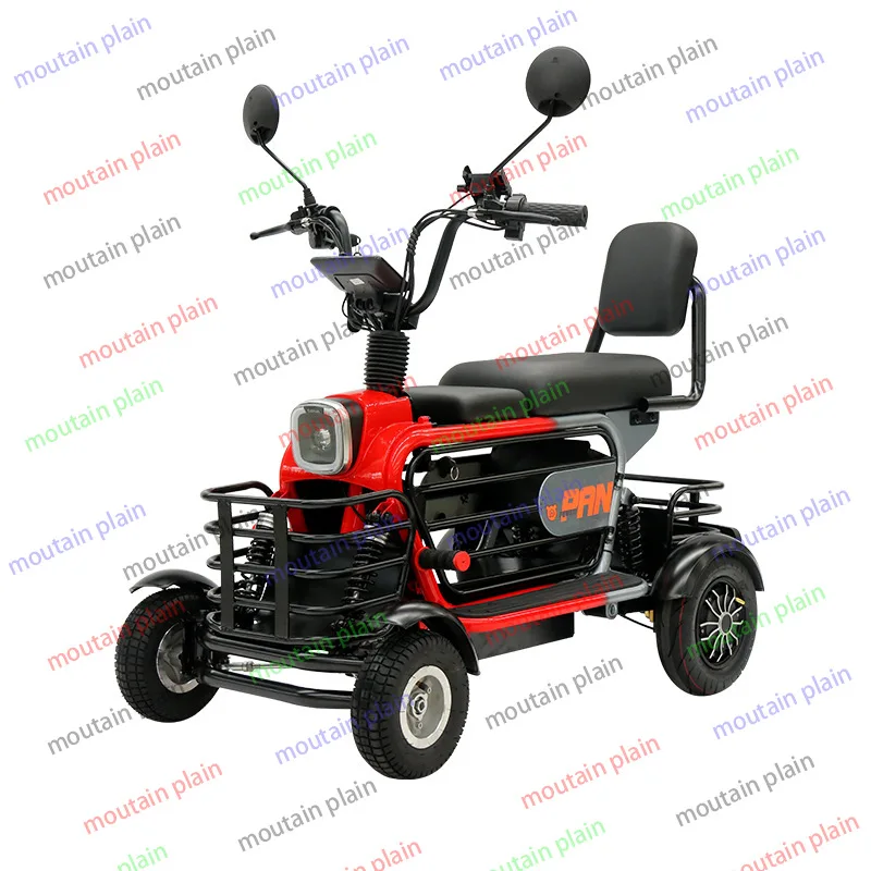 

4 Wheel Mobility Electric Scooters with Seat Adult Four Wheel Cheap Lithium Battery Powerful