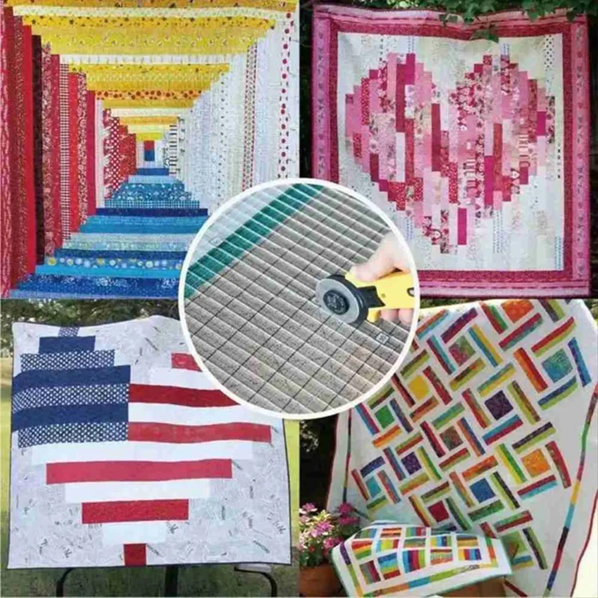 DT38 Sewing Supplies Sewing Ruler Template DIY Craft 6 Inch T-Shirts Ruler Patchwork 5-in-1 Quilt Cutting Ruler