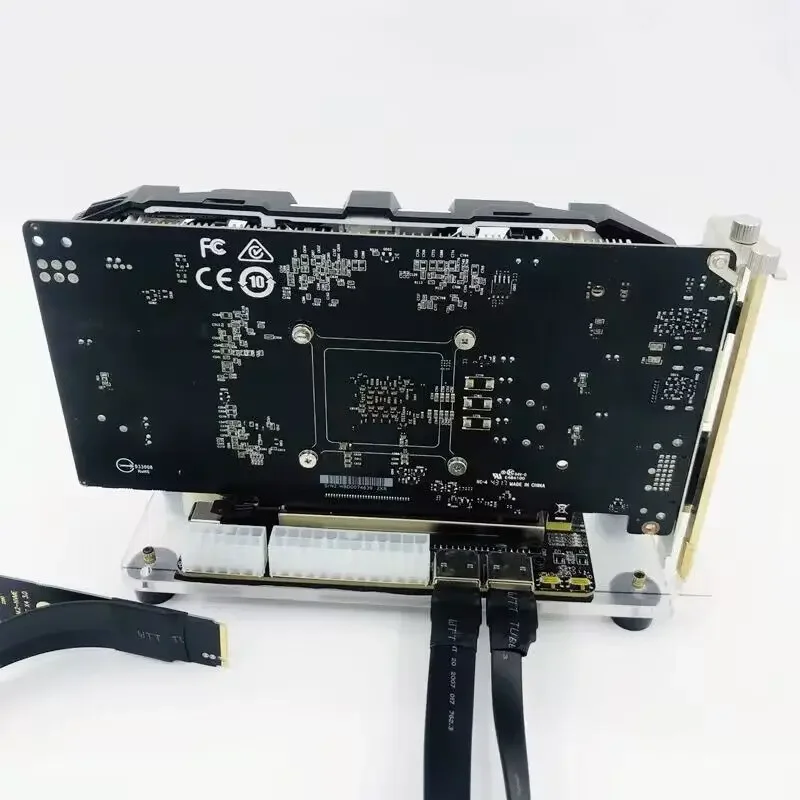 Laptop External Graphics Cards Stand Bracket&Base PCIe 3.0 M.2 NGFF/M.2 NVME/mPCIe/PCIe X1/PCIe X4 Extension Cables eGPU ITX STX