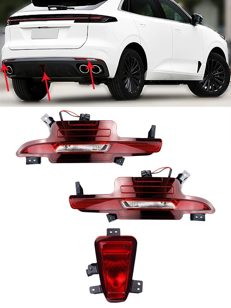 Customer customization For Changan UNI-K UNIK 2021 - 2023 Rear Bumper Light Brake Light Fog Light Reverse Signal Light Stop Lamp