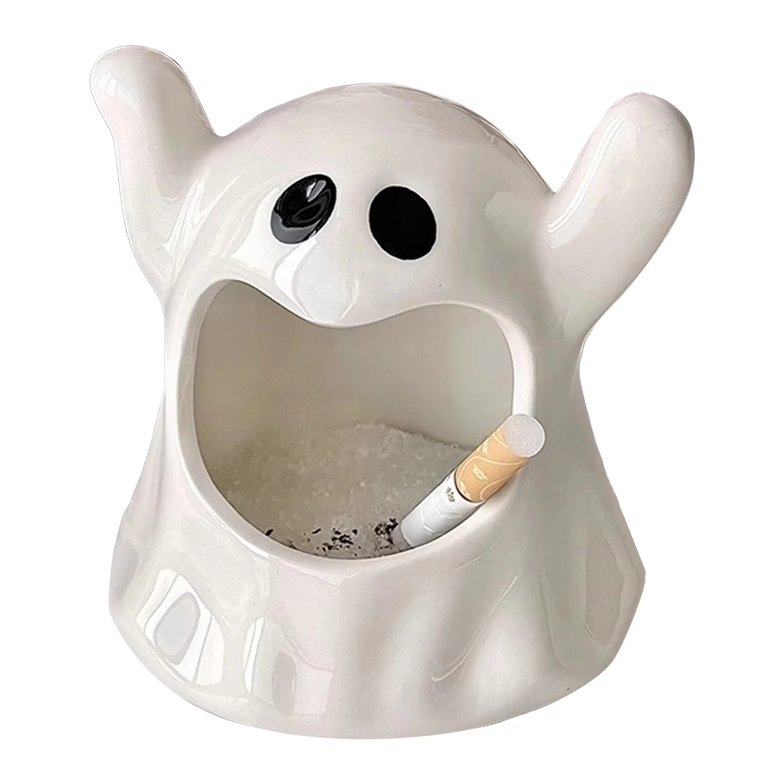 1PC Halloween Ghosts Candle Holder LED Candlestick Lighting Candleholder Candle Holder Halloween Decoration Crafts